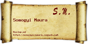 Somogyi Maura névjegykártya